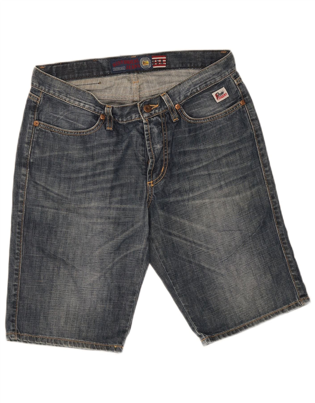 Shorts jeans feminino Roy Rogers IT 44 médio W30 algodão azul