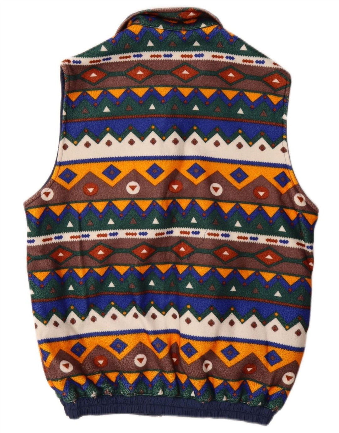 Colete masculino reversível VINTAGE UK 38 médio azul marinho poliamida