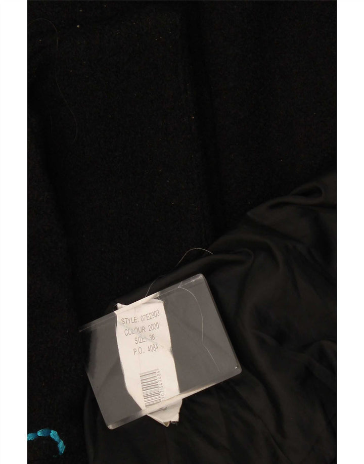 Sobretudo gráfico feminino Desigual EU 38 médio preto floral