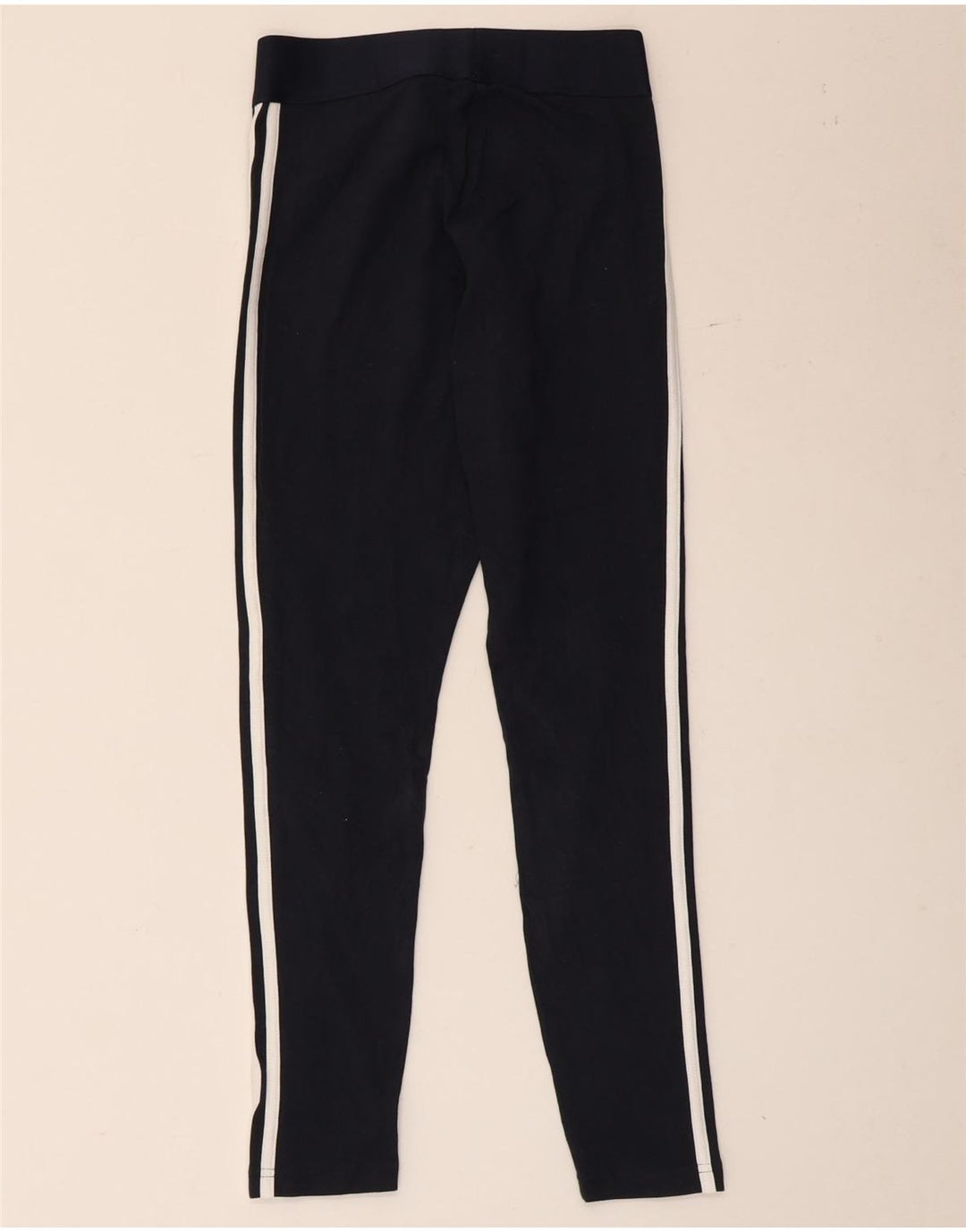 Leggings Adidas Femininas UK 8 Pequenas Azul Marinho
