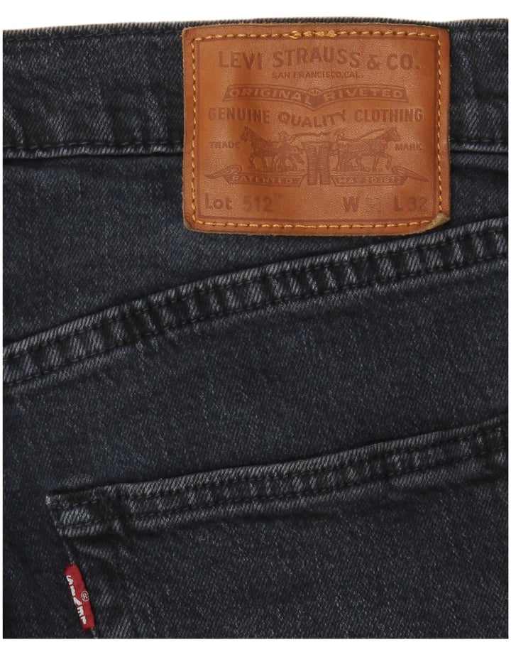 Calça jeans masculina Levi's 512 Slim Tapered W31 L26 azul marinho