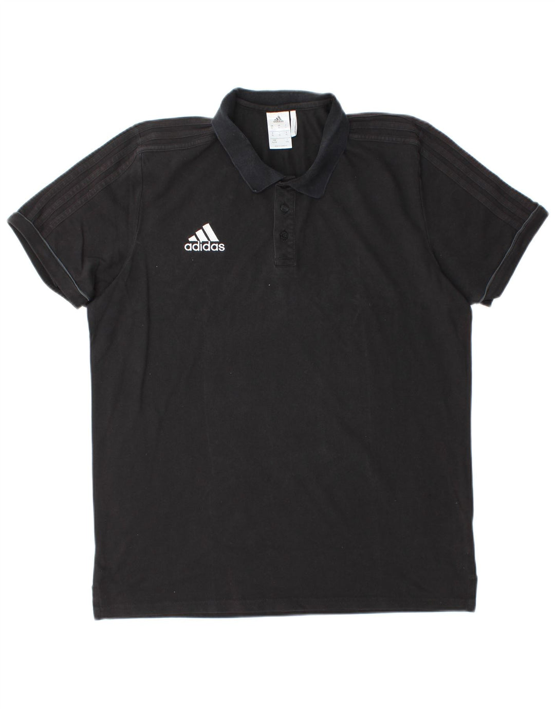 Camisa polo masculina Adidas Climalite XL preta de algodão