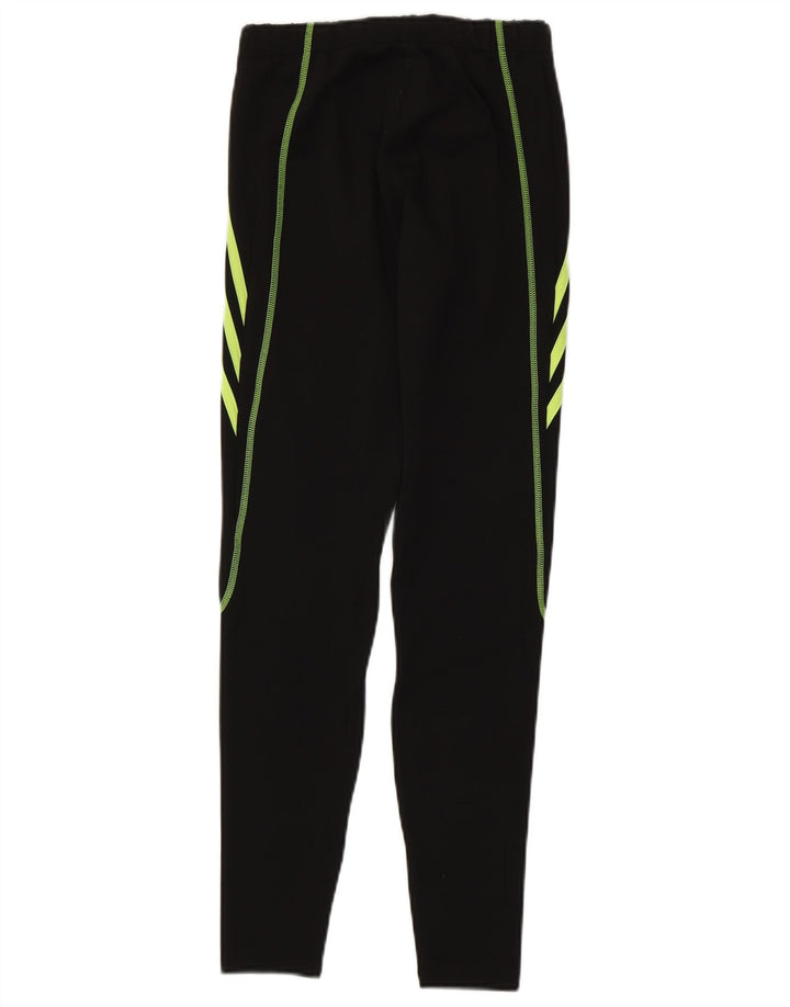 Adidas Womens Climalite Leggings UK 10 Pequeno Poliéster Preto