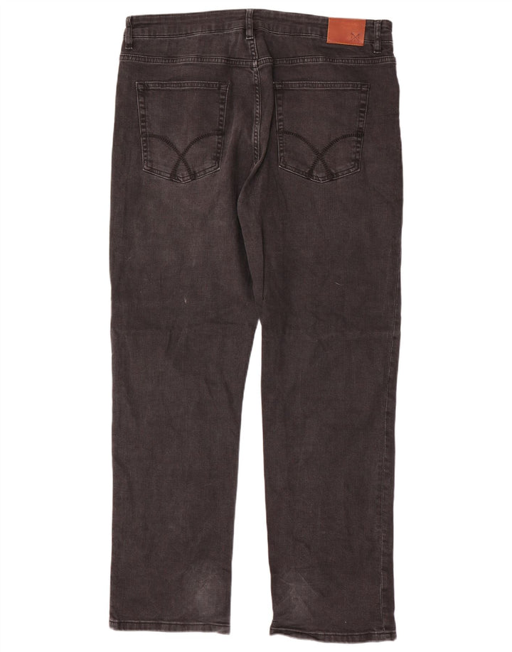Crew Clothing Mens Jeans retos W38 L32 algodão cinza