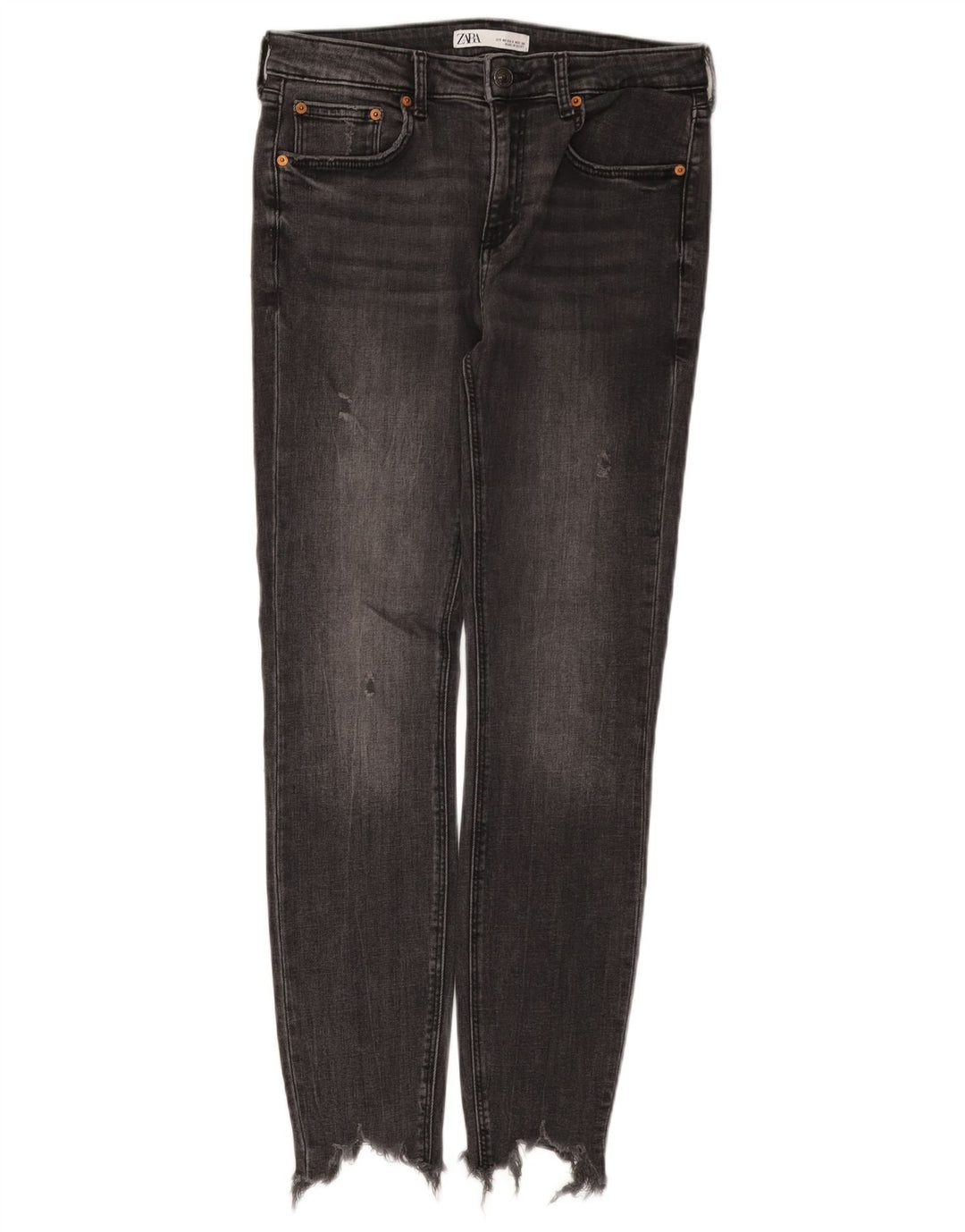 Calça jeans skinny feminina Zara EU 40 médio W30 L28 preto