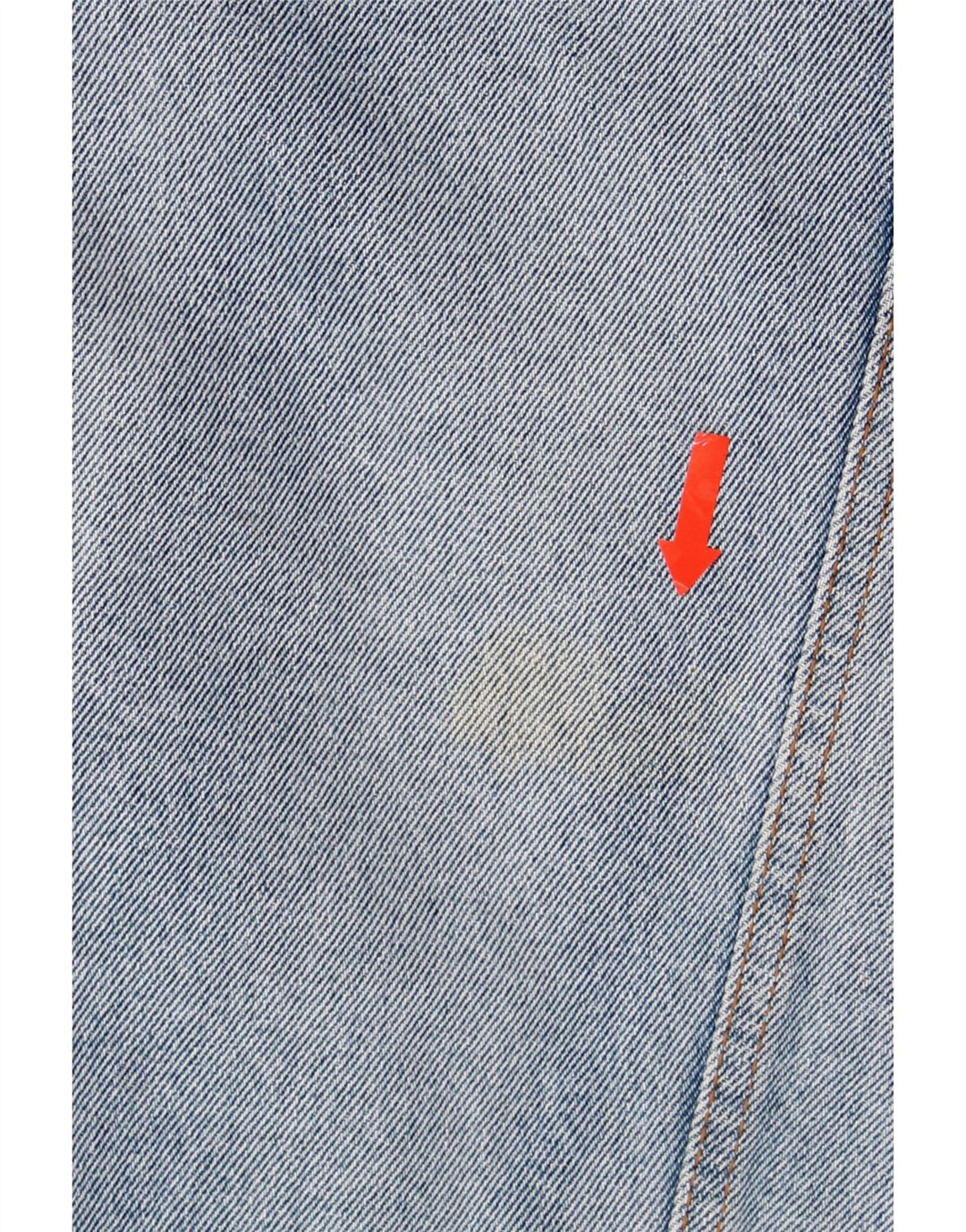 MASTER Mens Denim Jacket UK 42 XL Blue Cotton Vintage Master and Second-Hand Master from Messina Hembry 