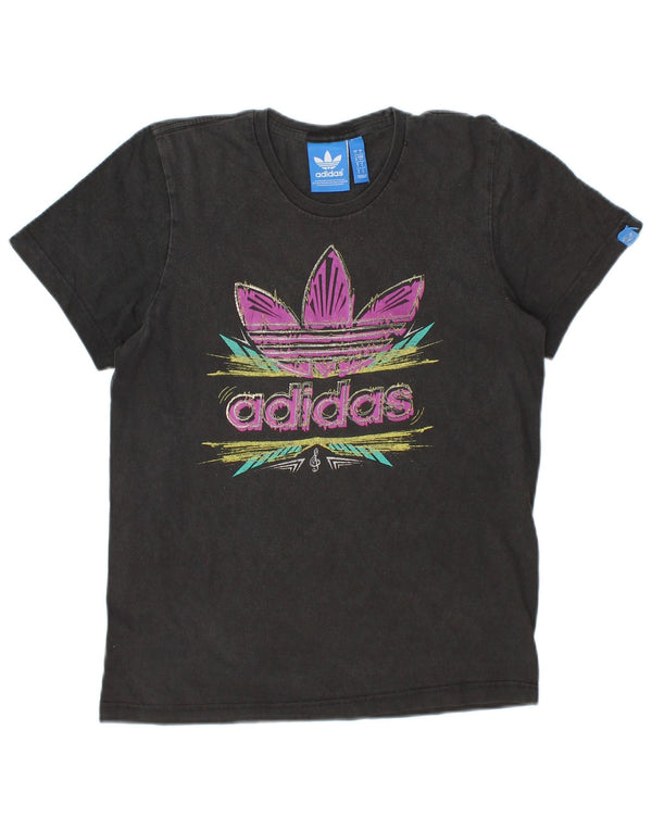 Camiseta Adidas Masculina Graphic Top Pequeno Cinza
