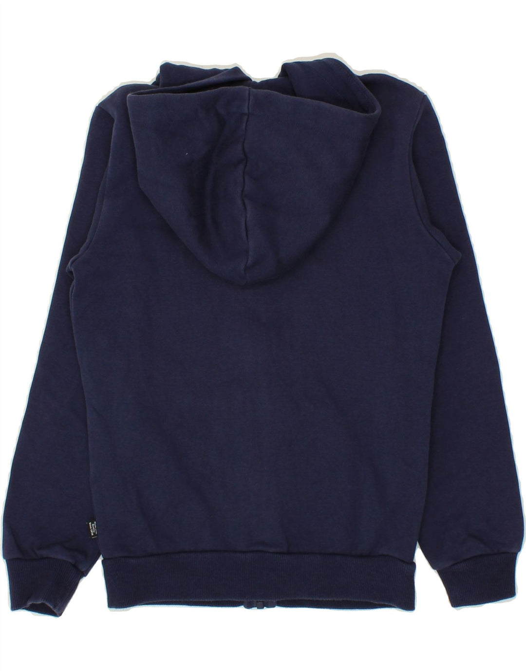 PUMA Boys Graphic Zip Hoodie Sweater 9-10 Years Medium Navy Blue Cotton Vintage Puma and Second-Hand Puma from Messina Hembry 
