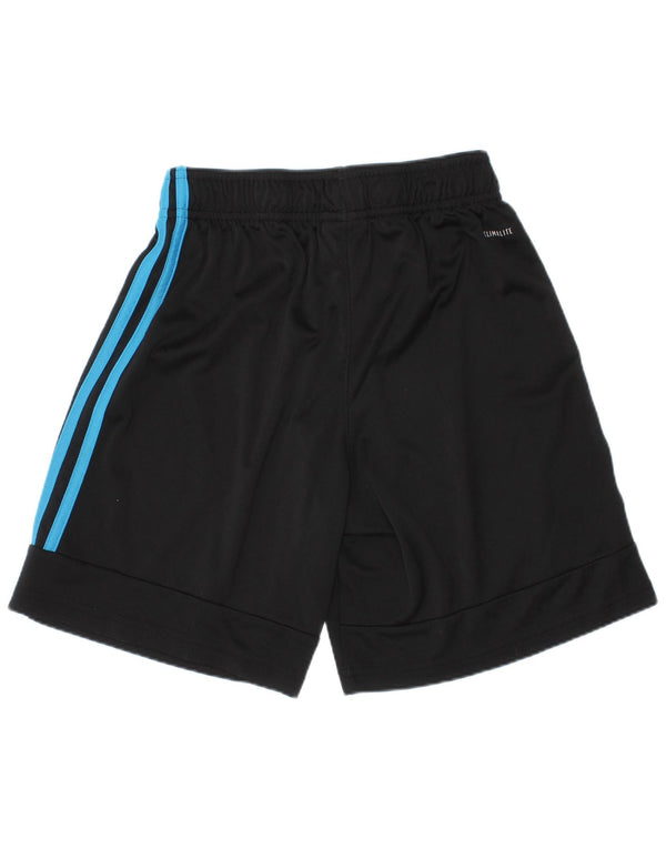 Shorts esportivos Adidas Boys Climalite 11-12 anos preto poliéster