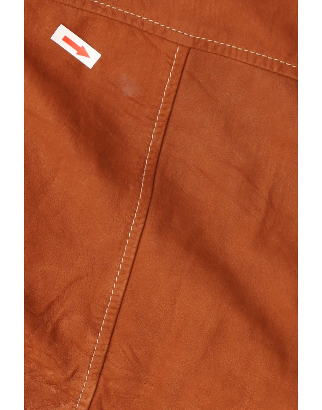 Jaqueta de couro masculina Milestone IT 52 XL marrom