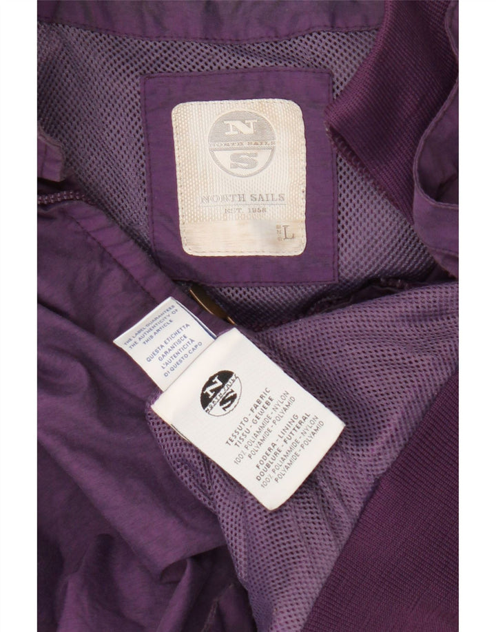 Jaqueta bomber feminina North Sails UK 16 grande roxo nylon