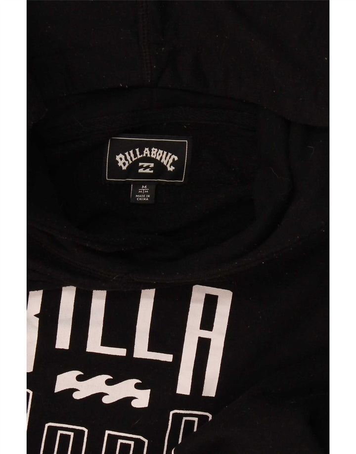 Suéter com capuz gráfico masculino Billabong médio preto