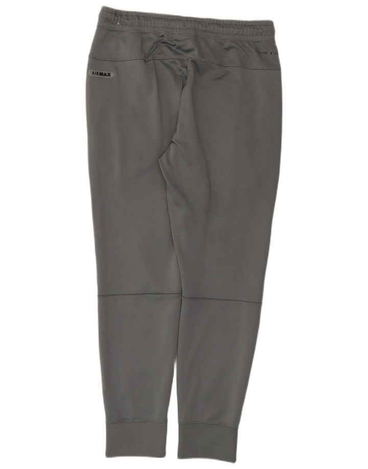 Calça esportiva masculina Nike Therma-Fit, calça jogger grande cinza poliéster