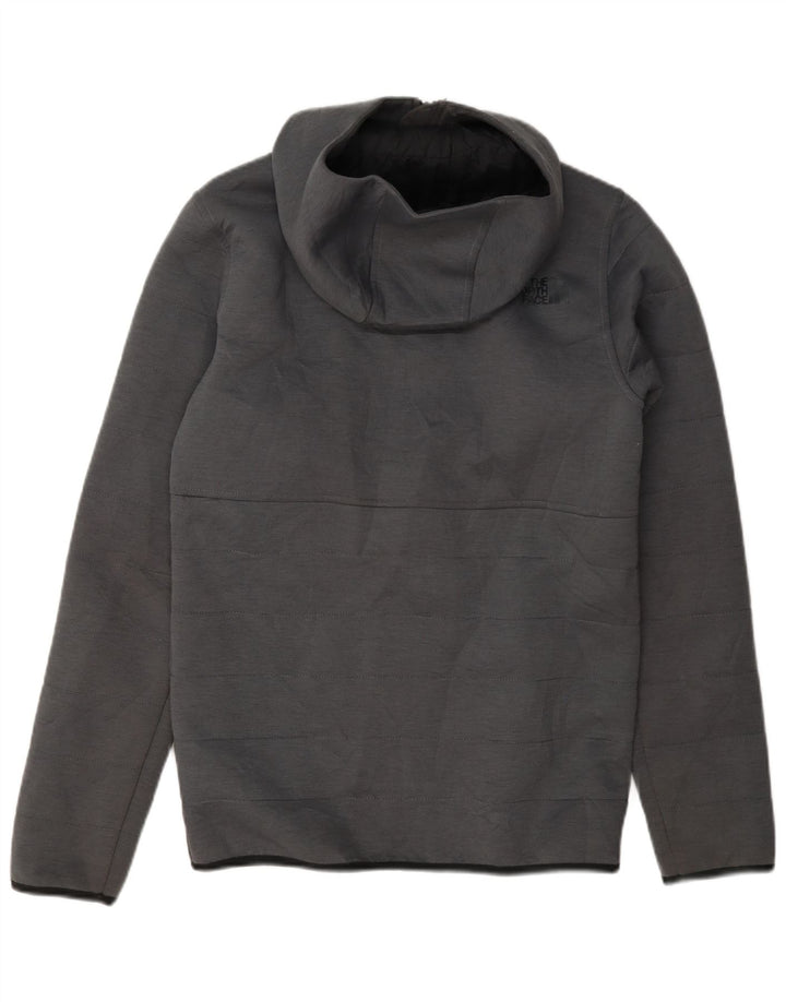 Jaqueta masculina acolchoada com capuz The North Face UK 34 XS cinza poliéster
