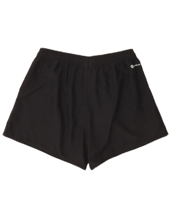 Adidas Mens Aeroready Graphic Sport Shorts Médio Preto Poliéster