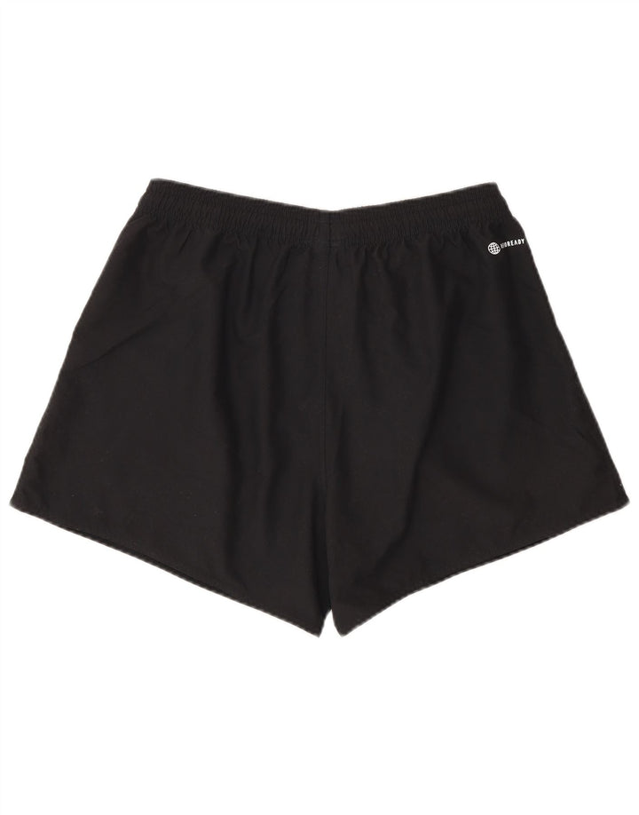 Adidas Mens Aeroready Graphic Sport Shorts Médio Preto Poliéster
