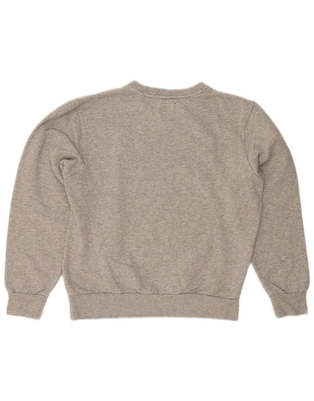 NORTH SAILS moletom gráfico feminino jumper UK 14 cinza médio manchado