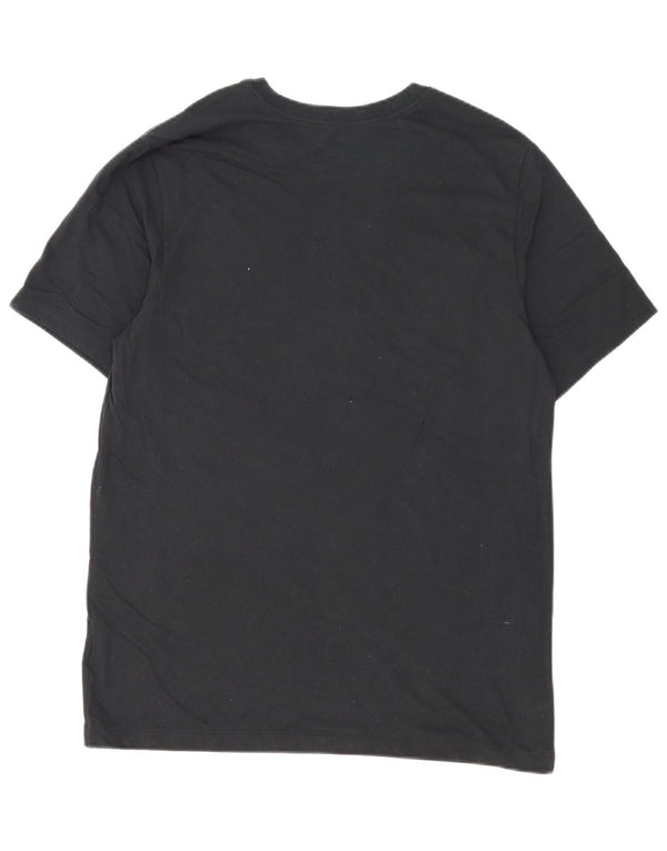 Camiseta Nike Masculina Dri Fit Graphic Top Grande Algodão Preto