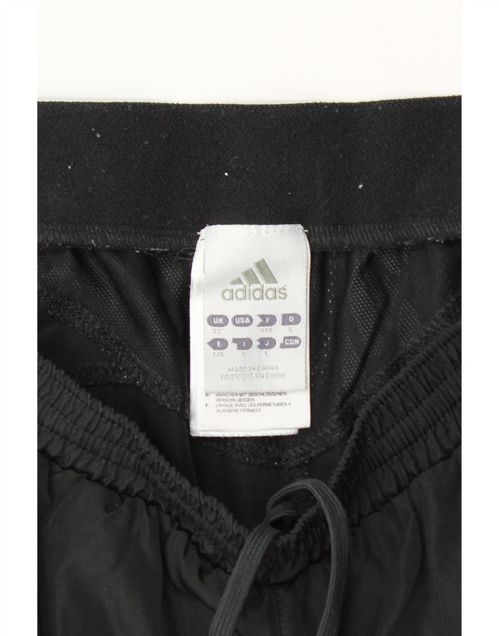 Shorts esportivos masculinos Adidas médio preto poliéster