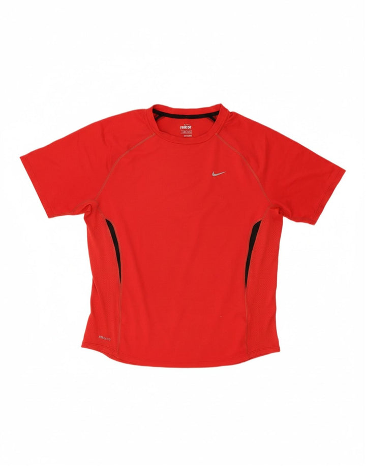 Camiseta masculina NIKE UK 38/40 médio vermelho colorblock