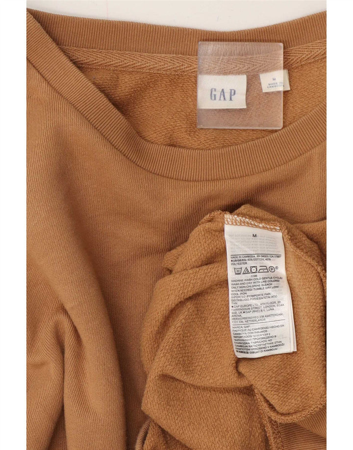 Gap moletom feminino jumper UK 14 algodão bege médio