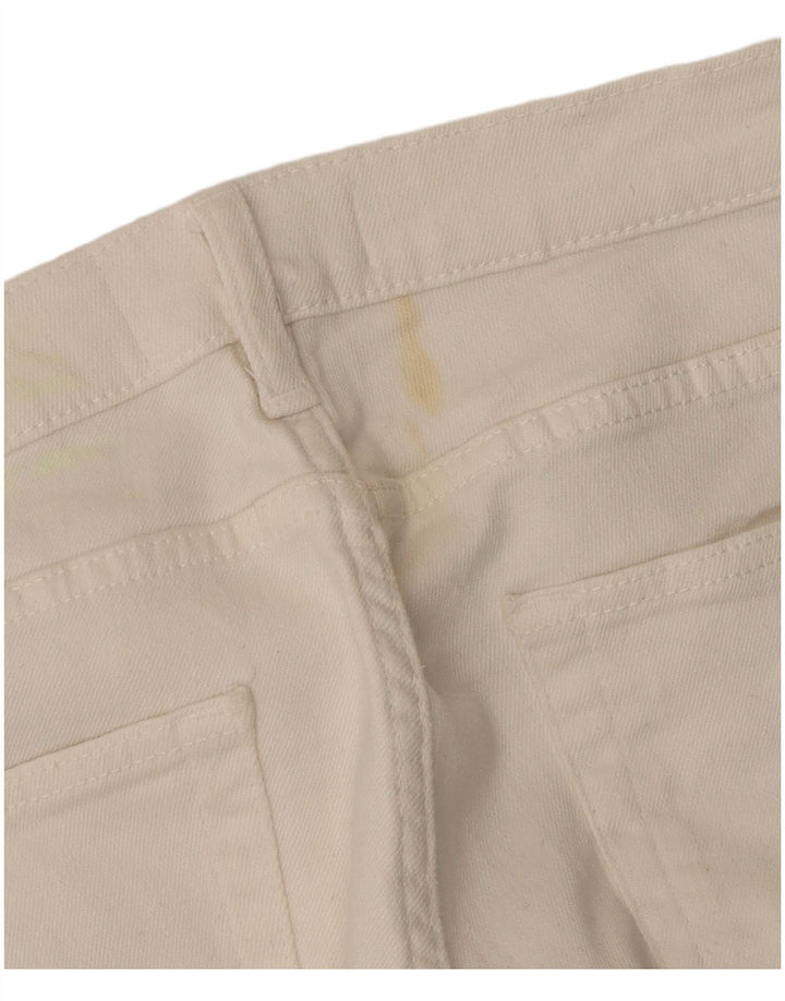 Calça jeans feminina ZARA EU 40 médio W30 L25 algodão branco
