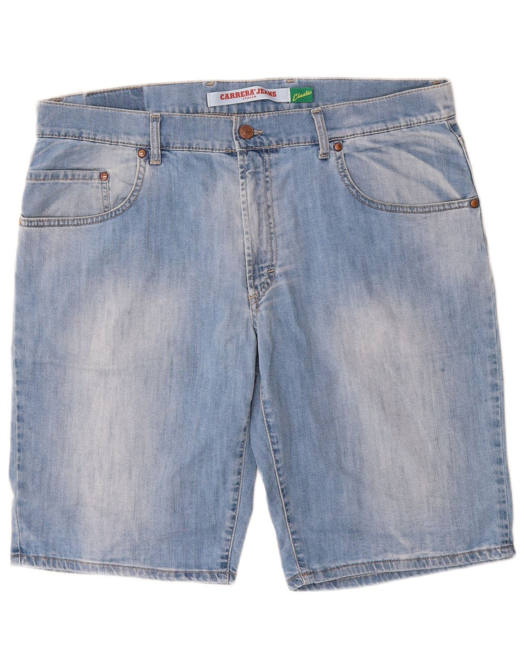 Carrera Masculino 721 Shorts Jeans W38 XL Azul Algodão