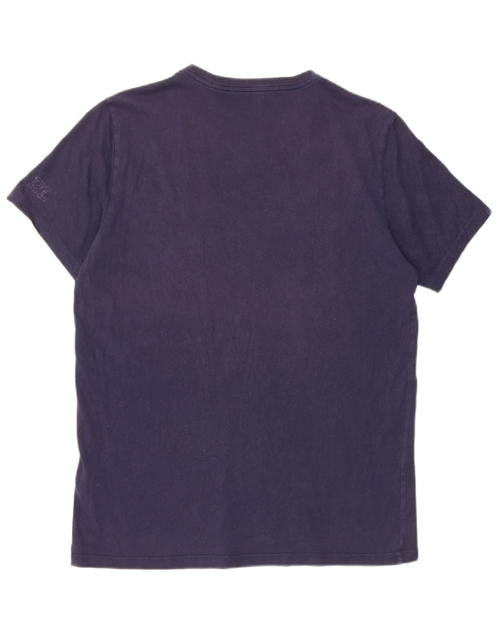 Polo Ralph Lauren Camiseta masculina Top Médio Azul Marinho