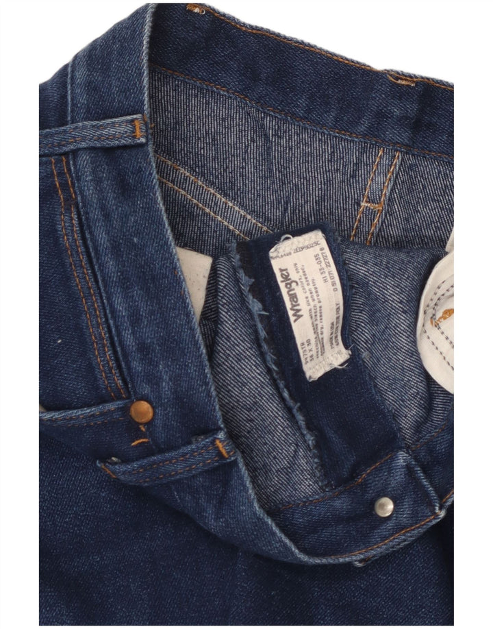 Wrangler Masculino W36 Grande Algodão Azul Marinho