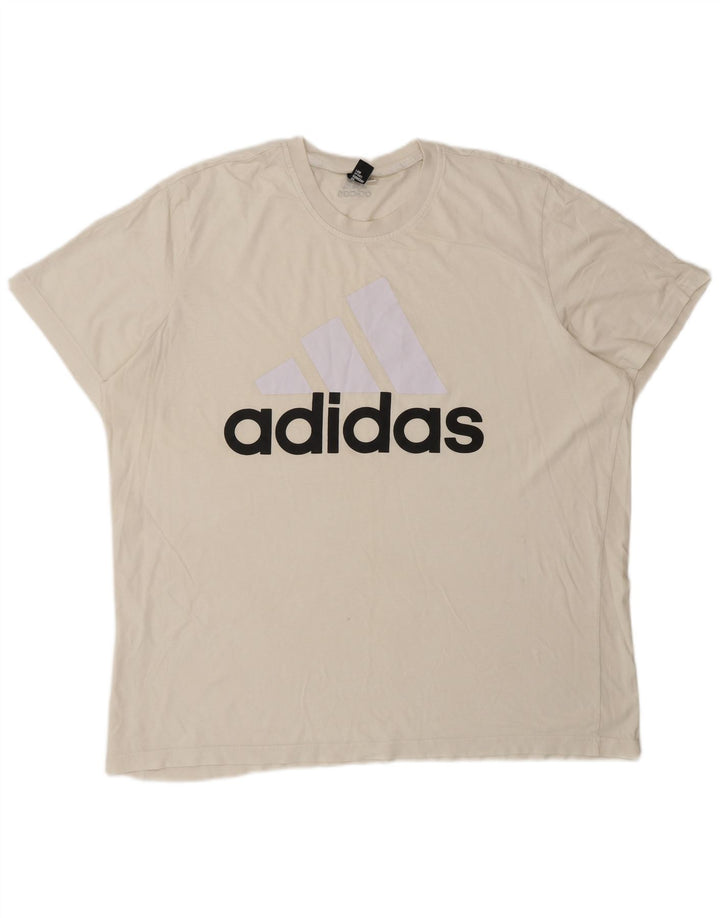 Camiseta Adidas Masculina Graphic Top 2XL Off White