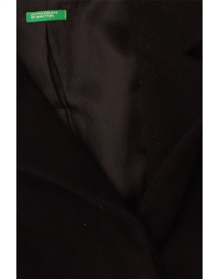 Sobretudo feminino Benetton UK 10 pequeno preto