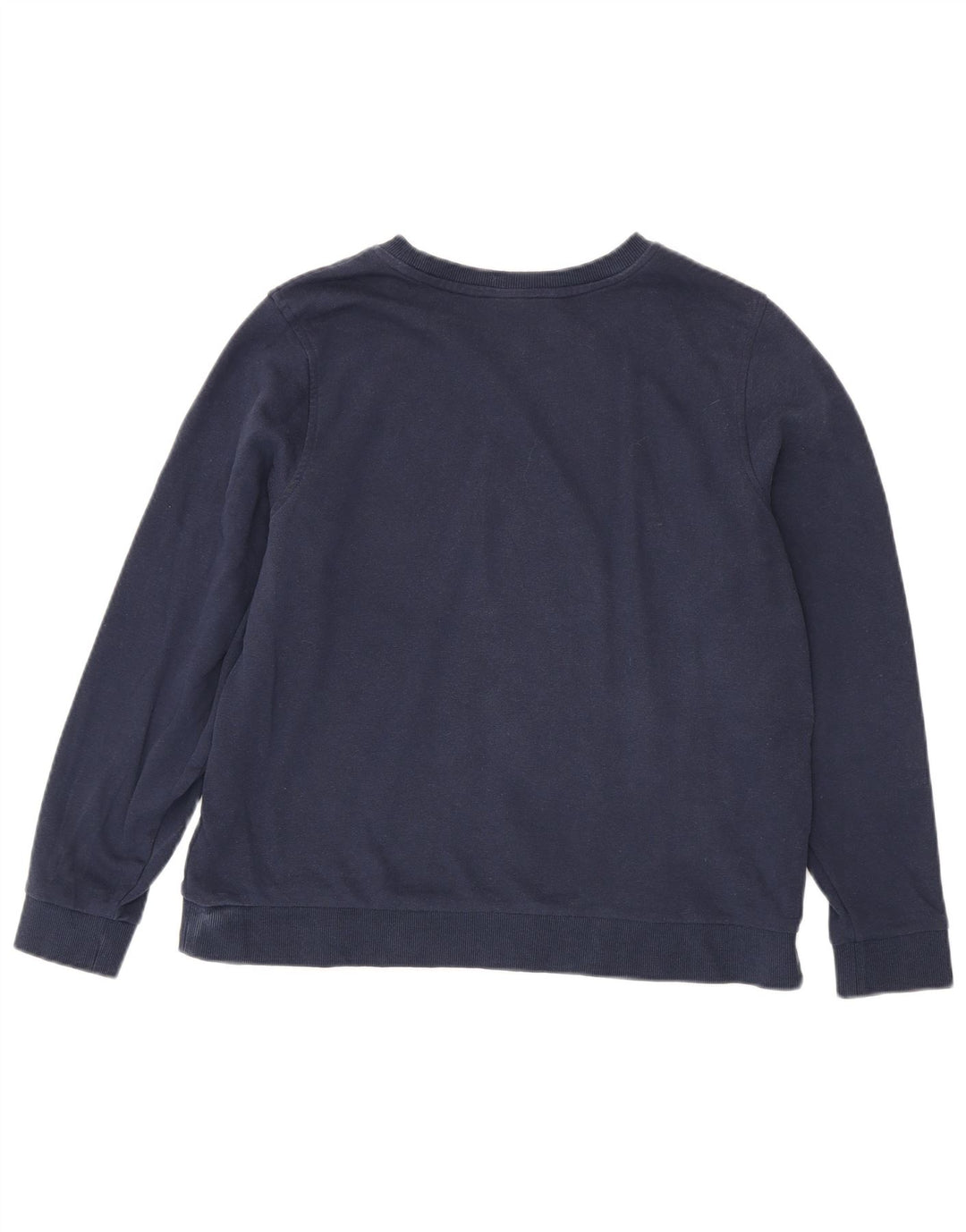 Suéter feminino Marks & Spencer UK 16 grande algodão azul marinho