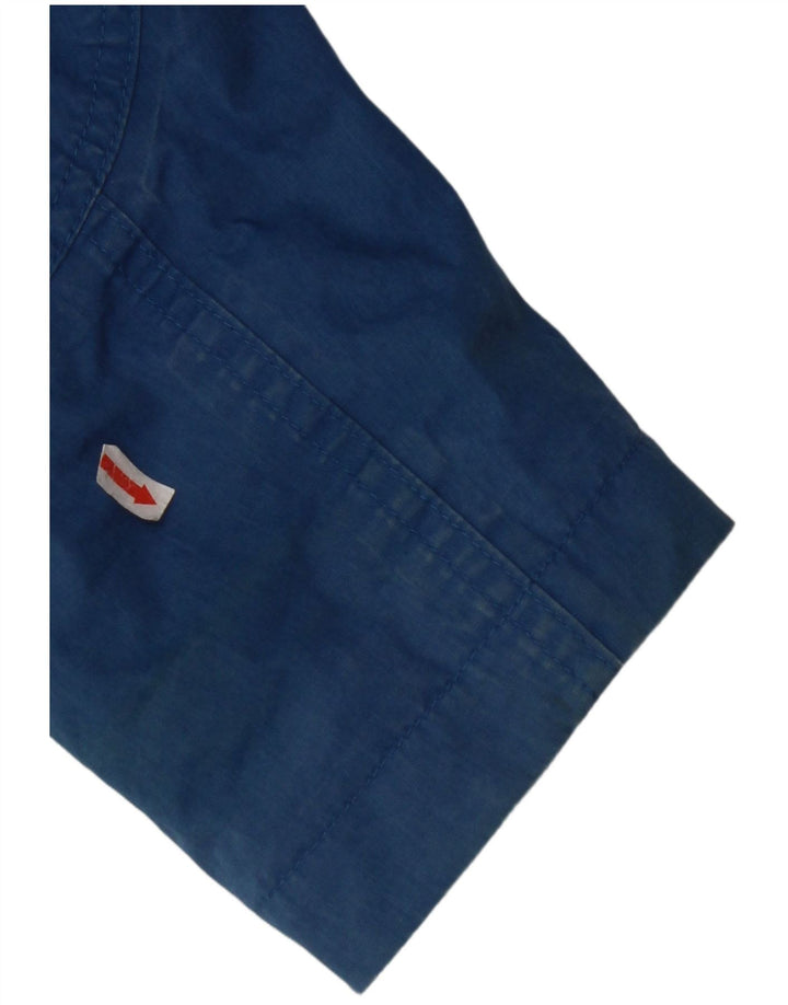 Jaqueta corta-vento masculina com capuz TIMBERLAND UK 36 poliéster azul pequeno