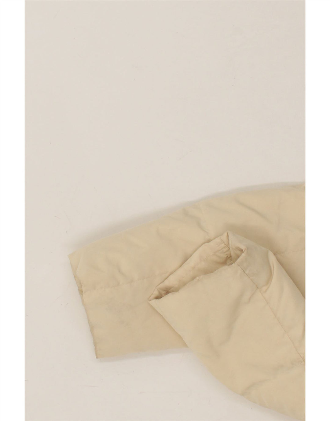 GAS Womens Hooded Padded Coat UK 14 Medium Beige Polyester Vintage Gas and Second-Hand Gas from Messina Hembry 