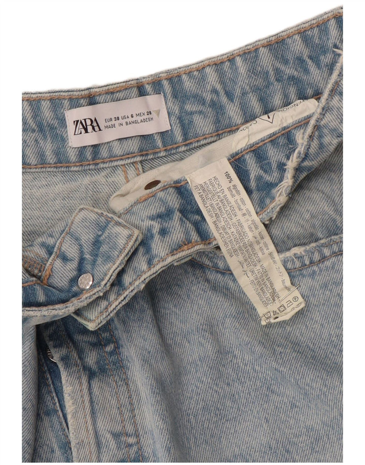 Calça jeans feminina ZARA EU 38 pequena W28 L25 algodão azul