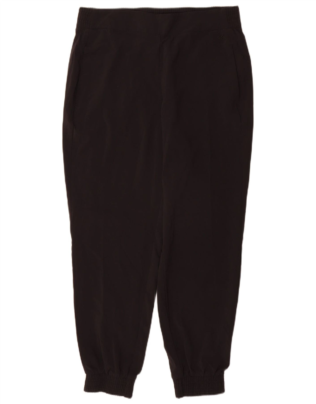 Calvin Klein Calça de treino feminina Joggers UK 14 Médio Preto Poliéster