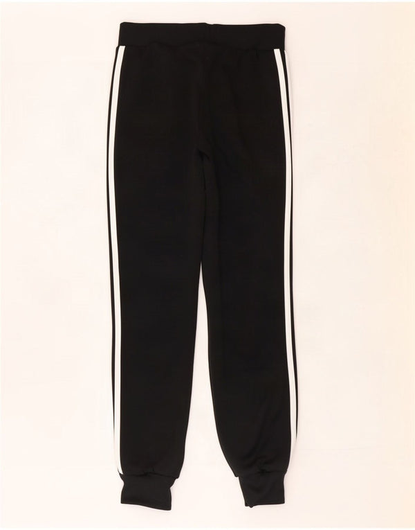 Adidas Womens Tracksuit Calças Joggers UK 8 Pequeno Poliéster Preto