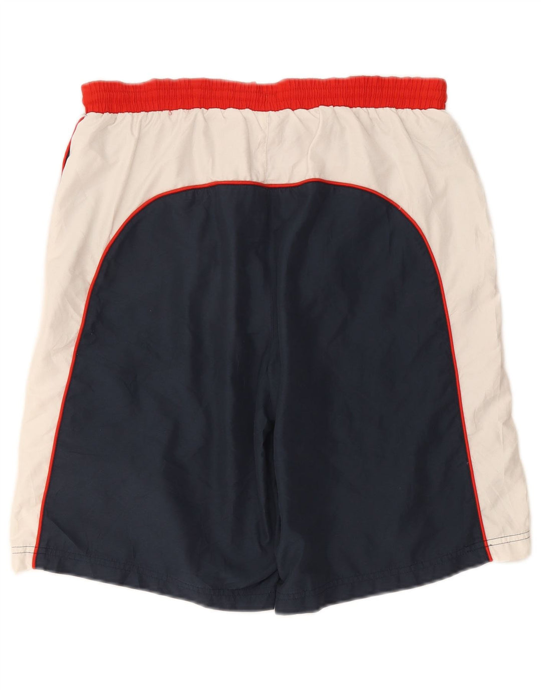 Shorts de natação masculino Fila grande bloco colorido azul marinho
