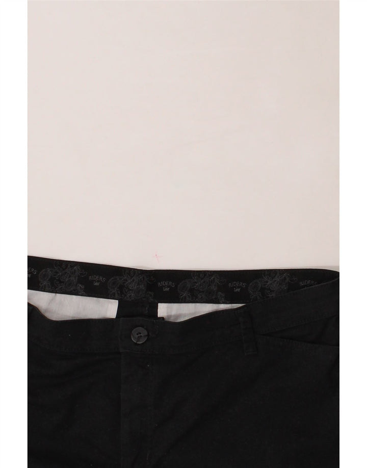 LEE Womens Raiders Straight Casual Trousers W36 L32 Black Cotton Vintage Lee and Second-Hand Lee from Messina Hembry 