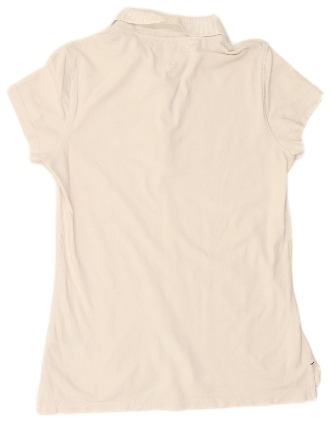 Camisa polo feminina TOMMY HILFIGER UK 18 XL algodão branco