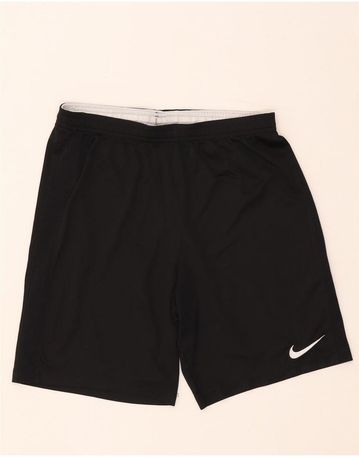 Shorts esportivos masculinos NIKE Dri Fit grandes pretos