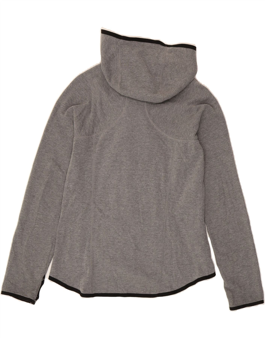 REEBOK Womens Zip Hoodie Sweater UK 6 XS Grey Cotton Vintage Reebok and Second-Hand Reebok from Messina Hembry 