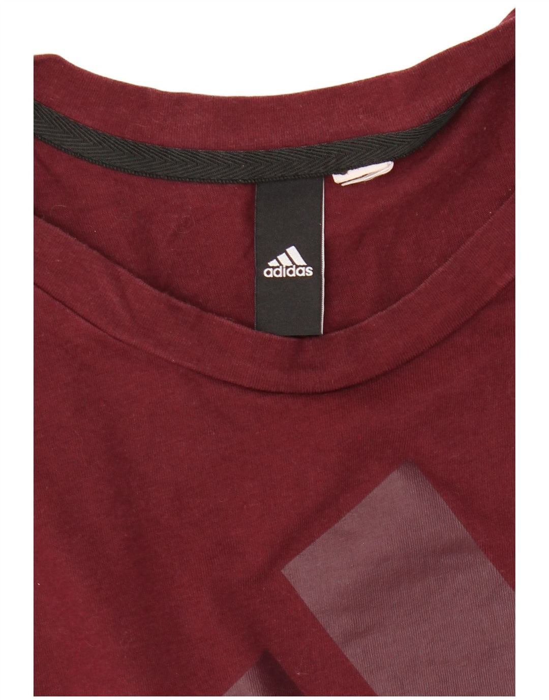 Adidas Mens Graphic T-Shirt Top Grande Borgonha
