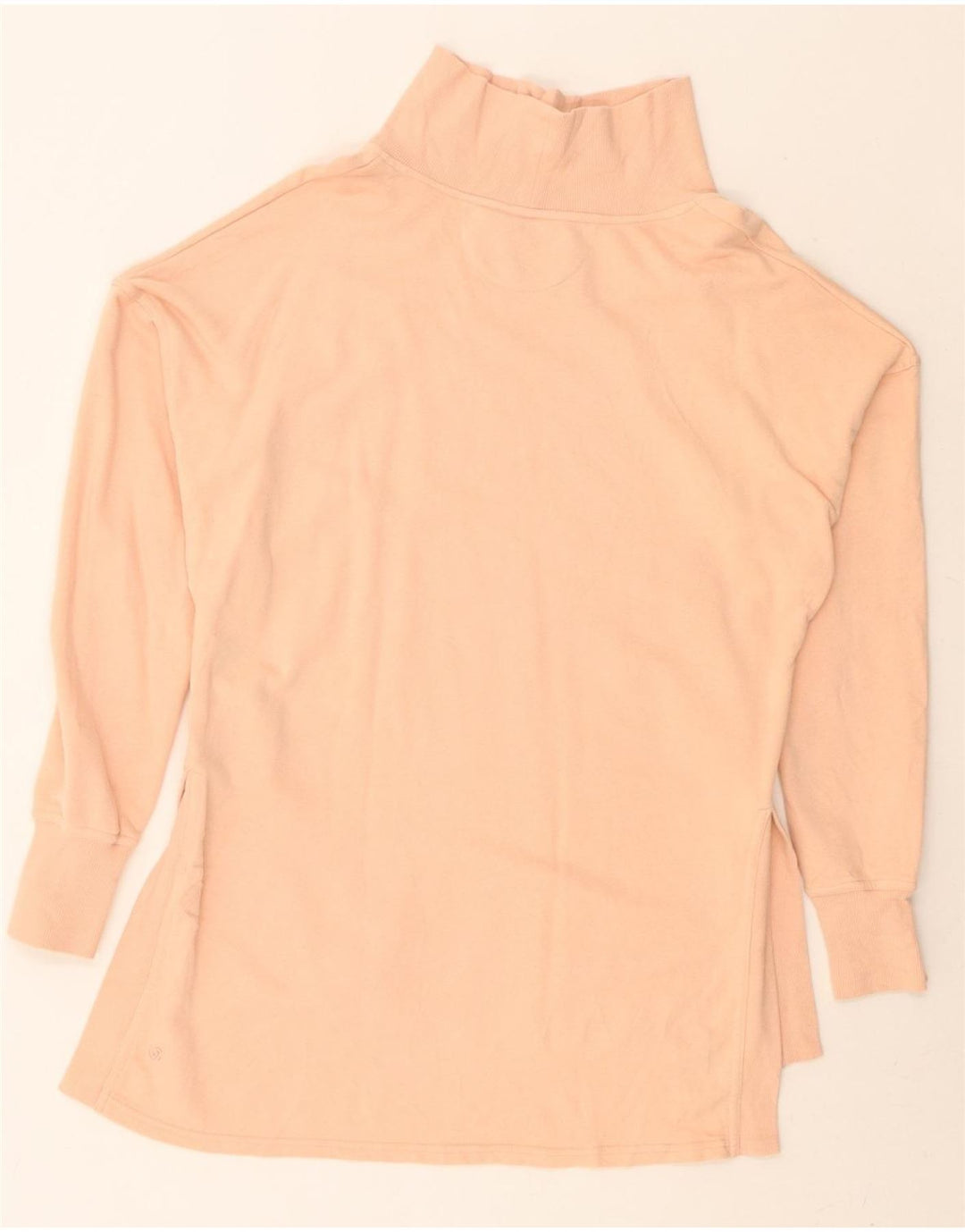 CHAMPION Womens Longline Sweatshirt Jumper UK 16 Large Pink Cotton Vintage Champion and Second-Hand Champion from Messina Hembry 