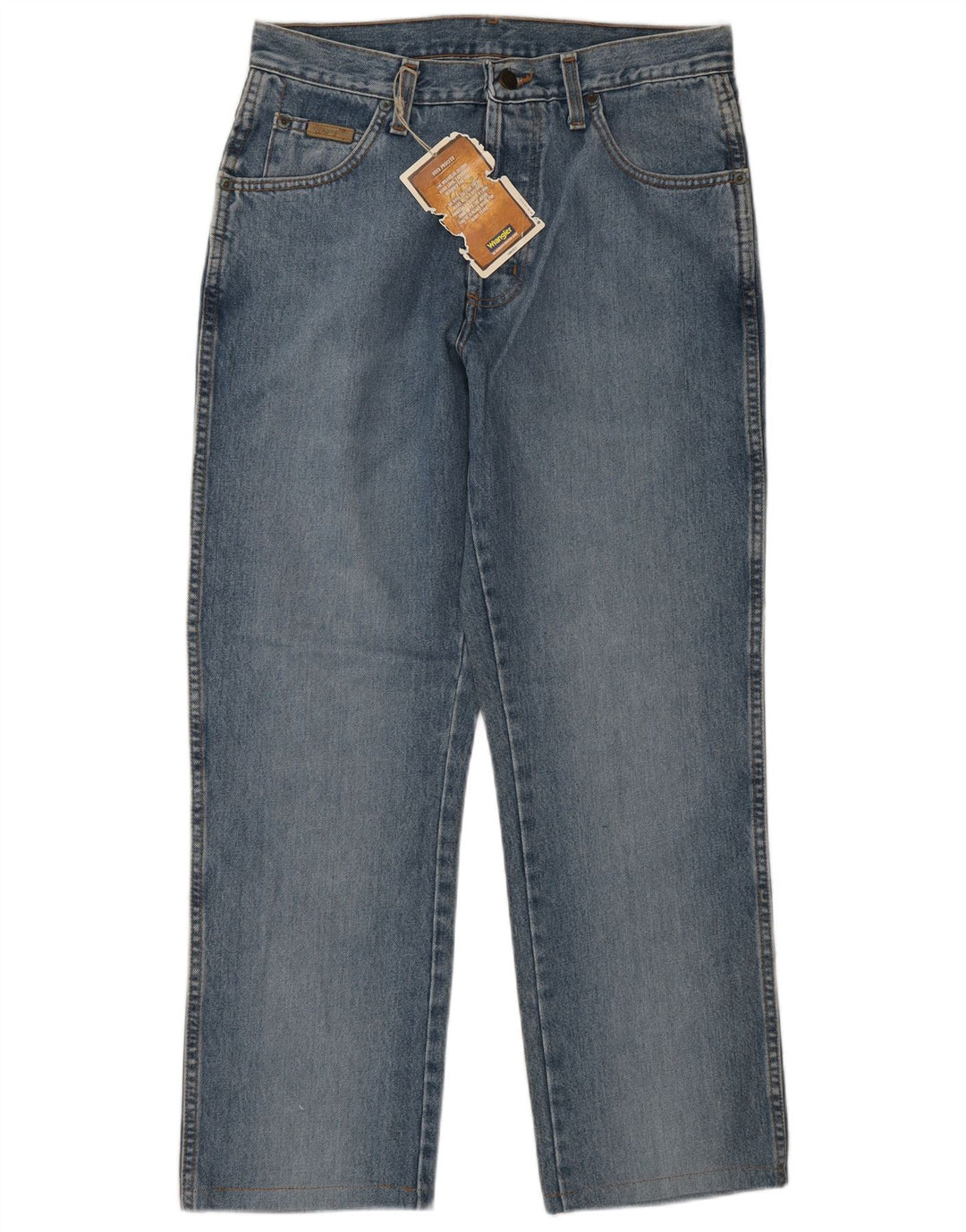 Wrangler Masculino Texas Straight Jeans W32 L28 Azul Algodão