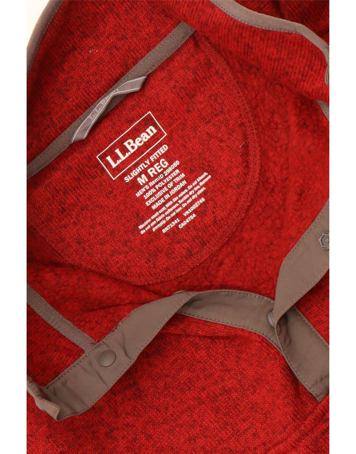 L.L.Bean Suéter masculino com gola redonda e poliéster marrom médio