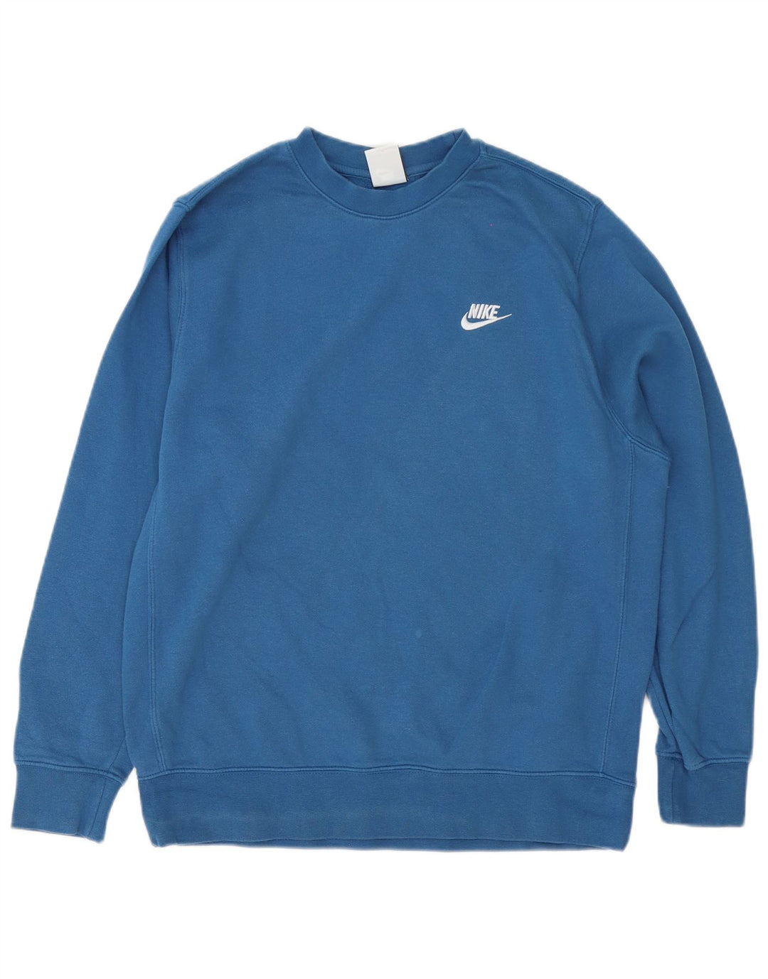 Nike moletom masculino jumper grande algodão azul