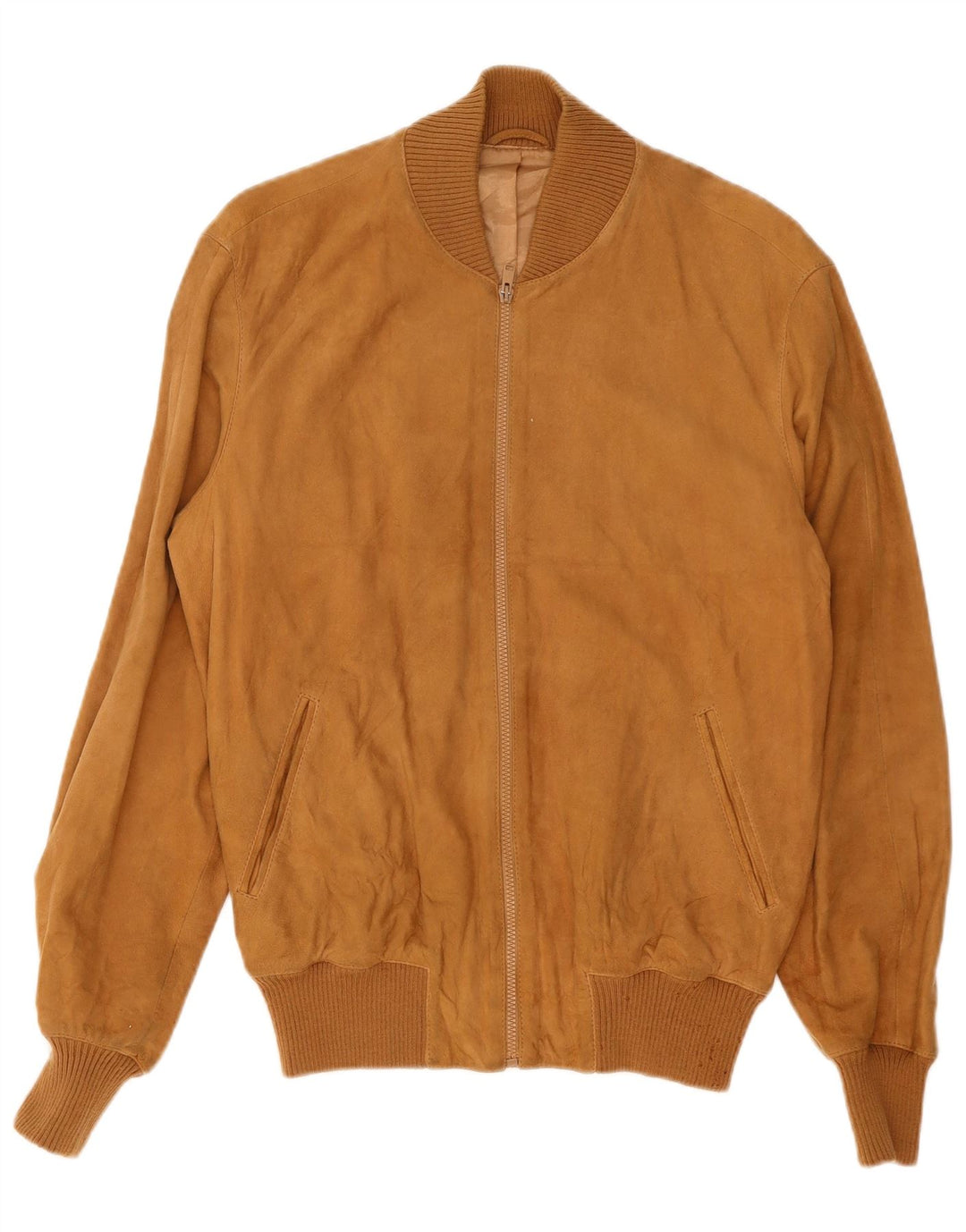 Jaqueta bomber masculina de camurça Arpel IT 52 XL couro marrom
