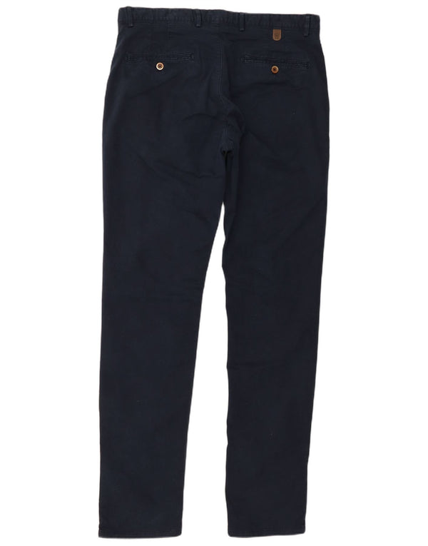 Calça Chino Masculina Slim Fit Massimo Dutti EU 44 Grande W34 L33 Azul Marinho