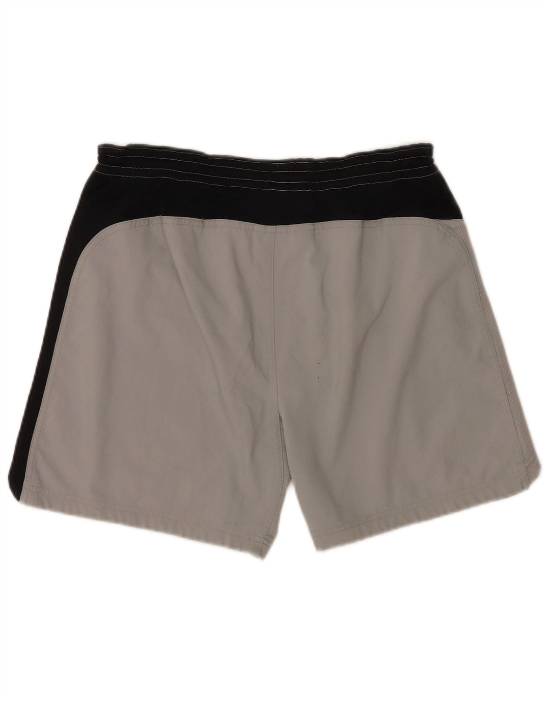 Shorts esportivos masculinos Nike médio cinza colorblock poliéster